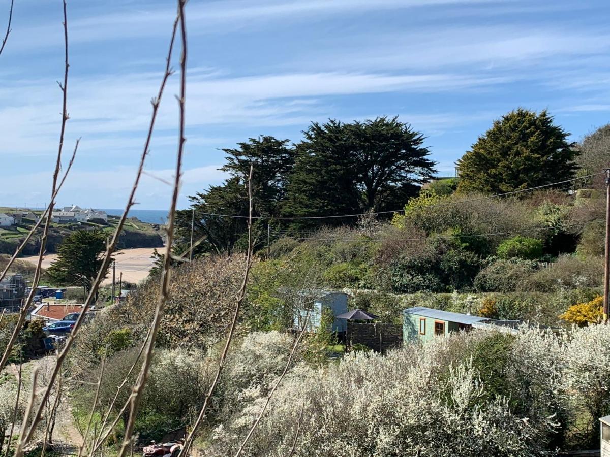 Tides Reach, Deluxe Shepherds Hut 1, 100M From The Beach Сент-Меррин Экстерьер фото